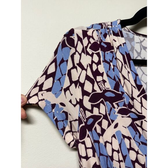 MODCLOTH Faux Wrap Giraffe Print Midi Dress, Sz S - Picture 3 of 11